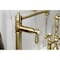 Kingston Brass Deck Mount Pot Filler, Brushed Brass KS3707BAL - alternate 4